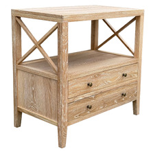 Corwin Oak Wood Bedside Table