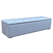 Chelsea Linen Storage Ottoman