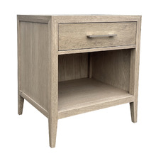 Rowan Oak Wood Bedside Table