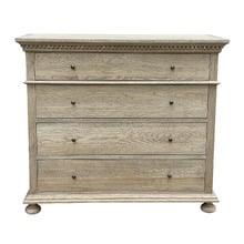 Andrei Oak Wood 4 Drawer Chest