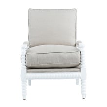 White Bobbin Armchair