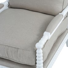 White Bobbin Armchair