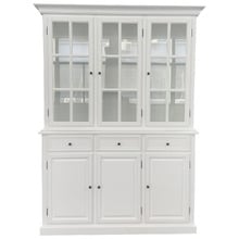 White Hampton Display Cabinet