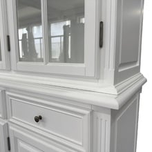 White Hampton Display Cabinet