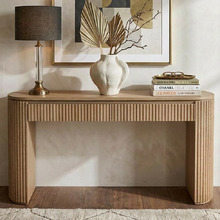 Anderson Oak Wood Console Table