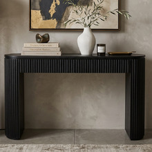 Devian Oak Wood Console Table