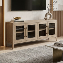 153cm Balto 4 Door Oak Wood TV Unit