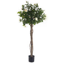 140cm Faux Rose Topiary