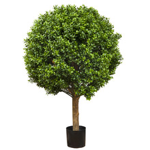75cm Faux Boxwood Ball Tree