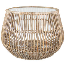 Natural Haiti Rattan Side Table