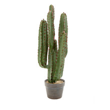 82cm Potted Faux Desert Cactus