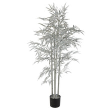 Silver 180cm Potted Bamboo Christmas Tree
