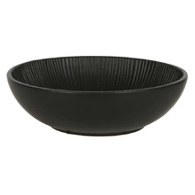 Black Isola 31cm Ceramic Fruit Bowl