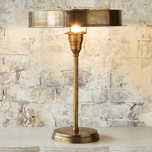 Daphne Antique-Style Brass Table Lamp
