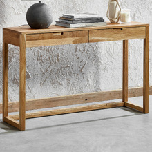 Olwen Oak Wood Console Table