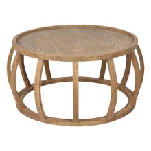 Myers Round Rubberwood Coffee Table