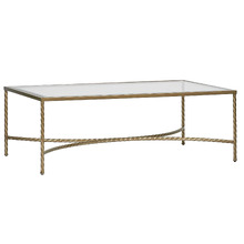 Gomez Rectangular Glass Coffee Table