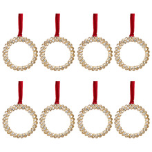 Blanche Hanging Christmas Tree Ornaments (Set of 8)