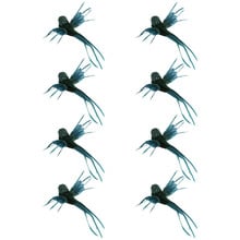 Green & Blue Bird Christmas Tree Clips (Set of 8)