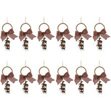 Deers Hanging Christmas Tree Ornaments (Set of 12)