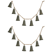 Hanging Bell Christmas Garlands (Set of 2)