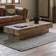 Zenon Rectangular Mango Wood Coffee Table