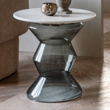 Valeria Banswara Marble Side Table
