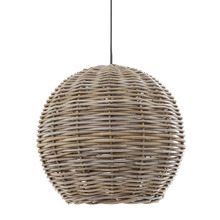 Round Rattan Pendant Light