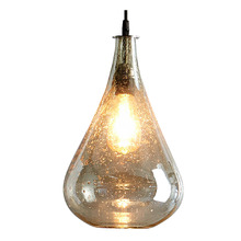 Lustre Teardrop Glass Pendant Light