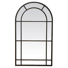 Antique Bronze Medium Iron Arched Mirror