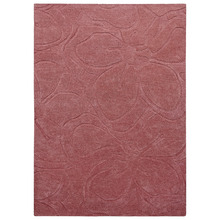 Pink Romantic Magnolia Hand-Tufted Rug