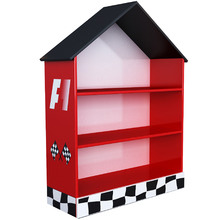 Racer Bookcase with Shelves