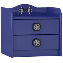 Racer Side Table with Drawers
