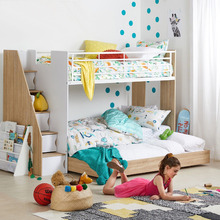 Cruz Trio Single Bunk Bed & Cabinets