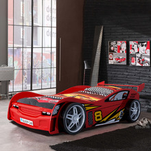 Red Jones Racer Car Bed
