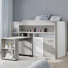 Cape Mid Sleeper Bed with Desk