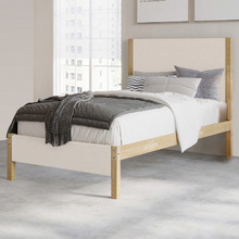 Bakri Rubberwood King Single Bed Frame