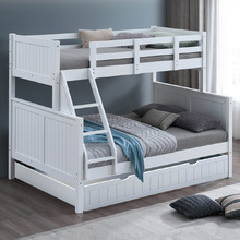 Lincoln I Single Over Double Bunk Bed with Trundle