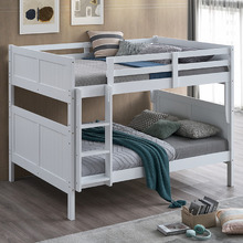 Lincoln Double Rubberwood Bunk Bed with Mattress