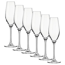 Splendour 210ml Crystalline Champagne Flutes (Set of 6)