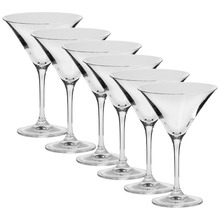 Avant-Garde 240ml Crystalline Martini Glasses (Set of 6)