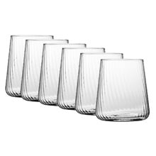 Lumi 430ml Soda Lime Glass Tumblers (Set of 6)