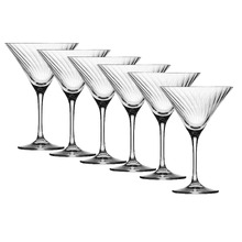 Lumi 240ml Crystalline Martini Glasses (Set of 6)