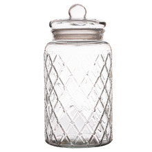 Trellis 3.75L Glass Storage Jar