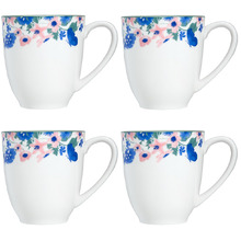 Dolce Vita 370ml Porcelain Mugs (Set of 4)