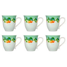Jardino 440ml Porcelain Mugs (Set of 6)