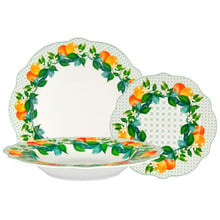 12 Piece Jardino Porcelain Dinner Set