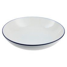 Cafe Blue Porcelain Coupe Serving Bowl