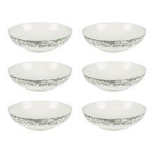 Rosetta 19.6cm Porcelain Coupe Bowls (Set of 6)