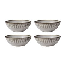 Leros Stoneware Coupe Bowls (Set of 4)